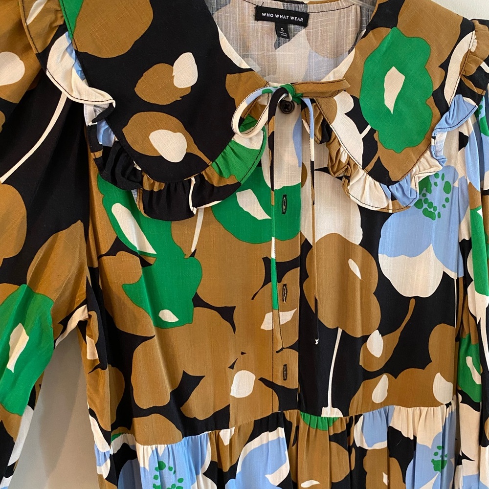 Who What Wear for Target Floral Dress - Picture 3 of 5